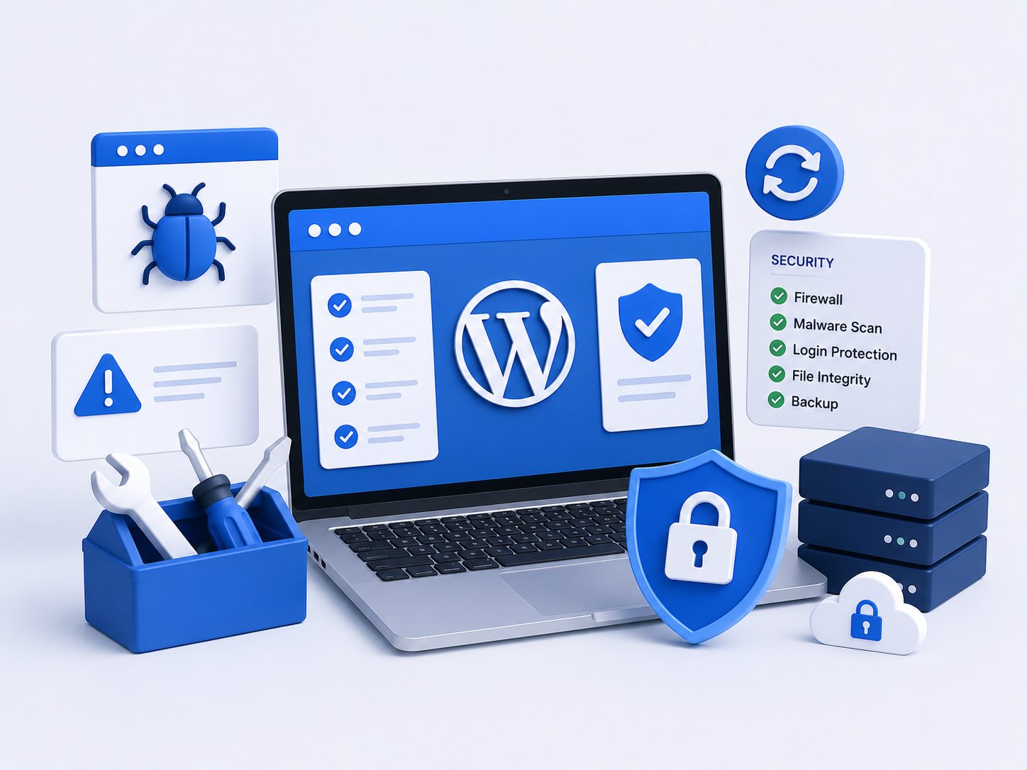 Hỗ trợ fix bug & bảo mật WordPress