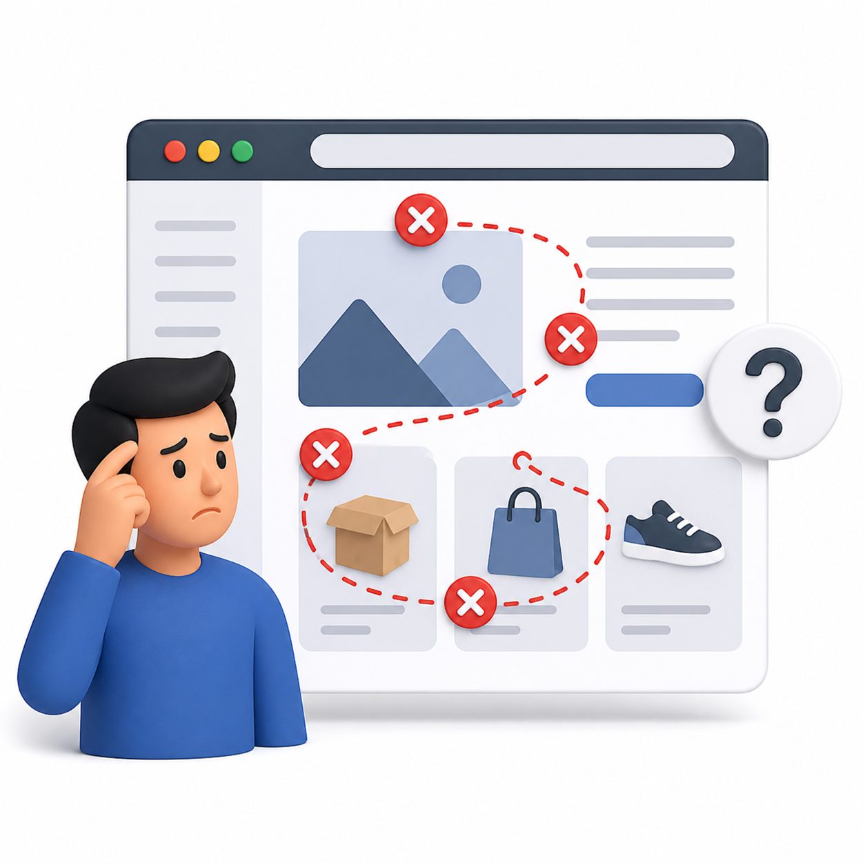 Giao diện chưa tối ưu chuyển đổi